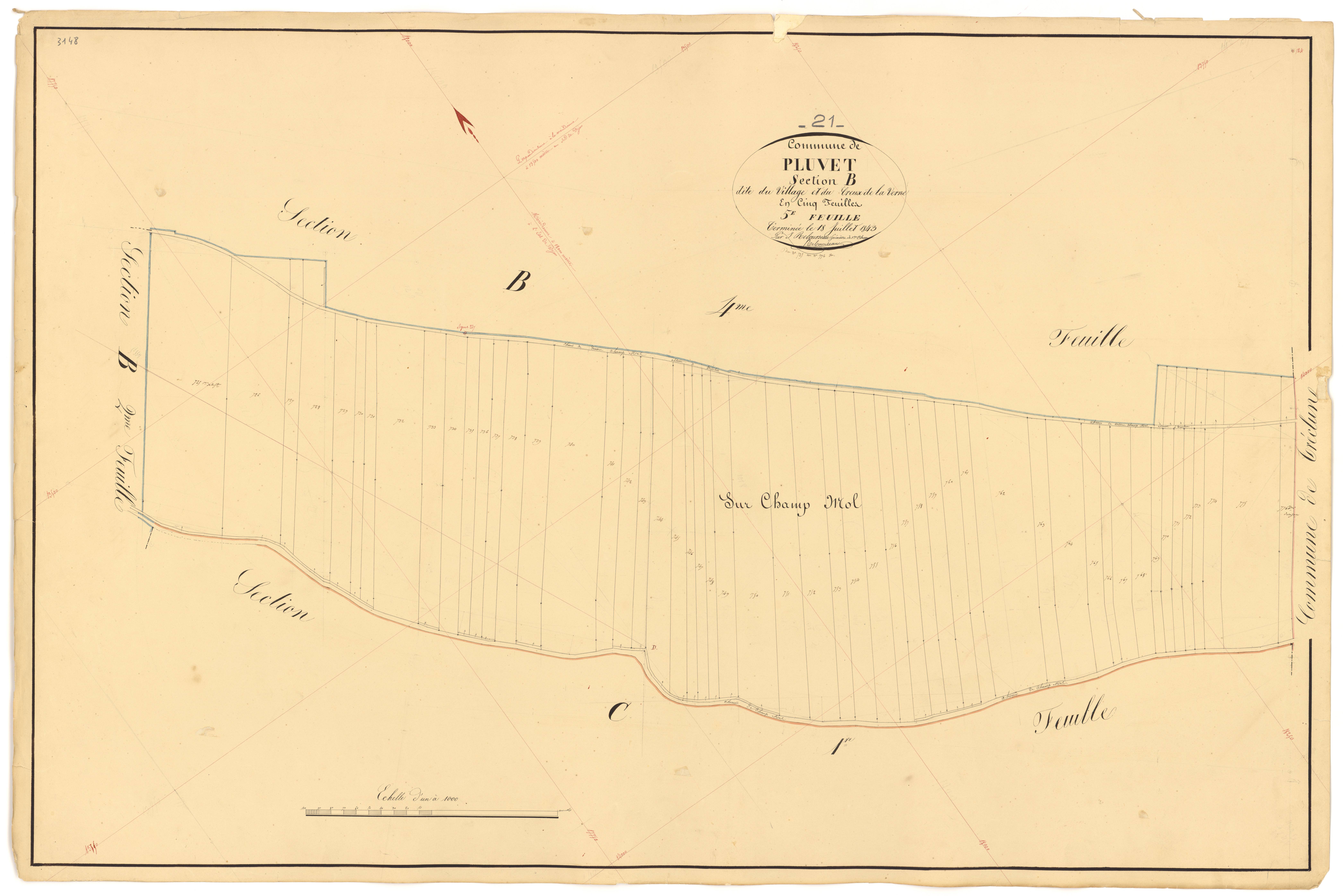 Pluvet - Section B5 - 3 P PLAN 487/10