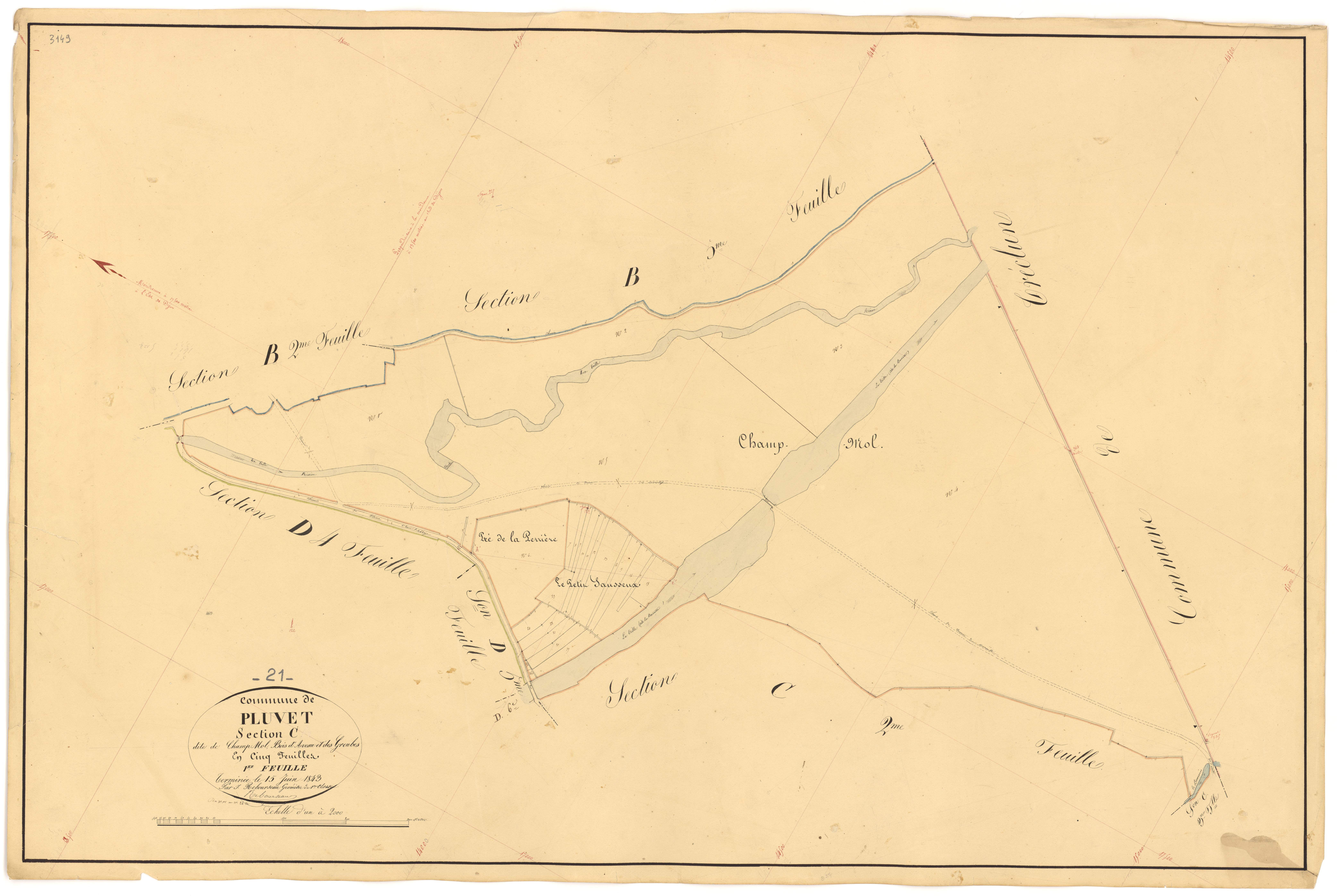 Pluvet - Section C1 - 3 P PLAN 487/11