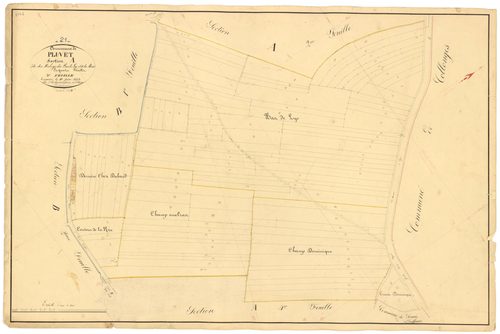 Pluvet - Section A3 - 3 P PLAN 487/4