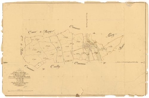 Poinçon-lès-Larrey - Tableau d'assemblage - 3 P PLAN 488/1