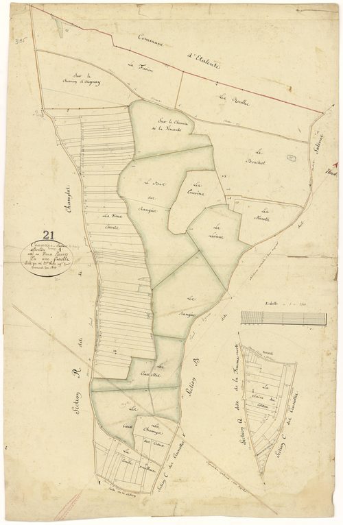 Poiseul-la-Grange - Section A - 3 P PLAN 489/2