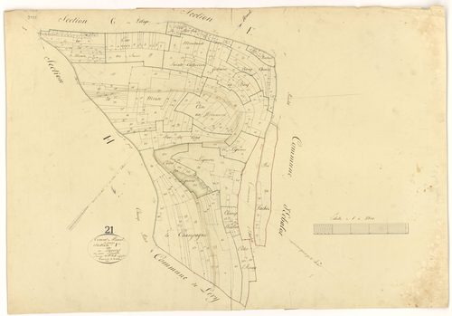 Poiseul-la-Grange - Section F - 3 P PLAN 489/8