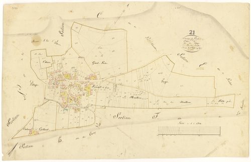 Poiseul-la-Grange - Section G - 3 P PLAN 489/9