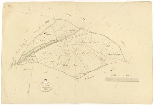 Poiseul-la-Grange - Section H - 3 P PLAN 489/10