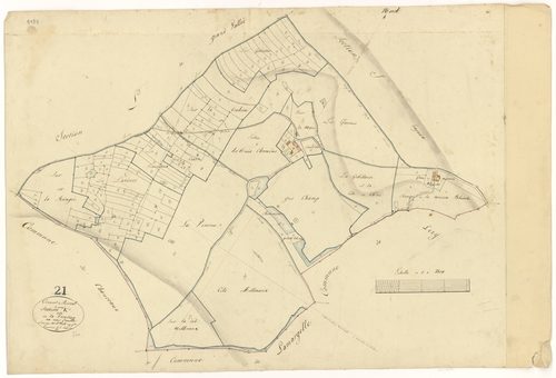 Poiseul-la-Grange - Section K - 3 P PLAN 489/12