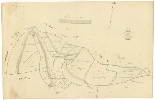 Poiseul-la-Grange - Section O - 3 P PLAN 489/17
