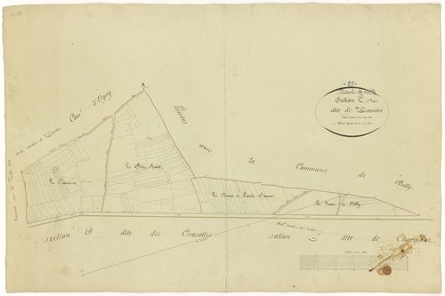 Poiseul-la-Ville-et-Laperrière - Section C1 - 3 P PLAN 490/5