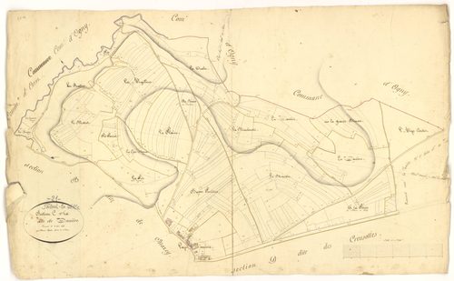 Poiseul-la-Ville-et-Laperrière - Section C2 - 3 P PLAN 490/6