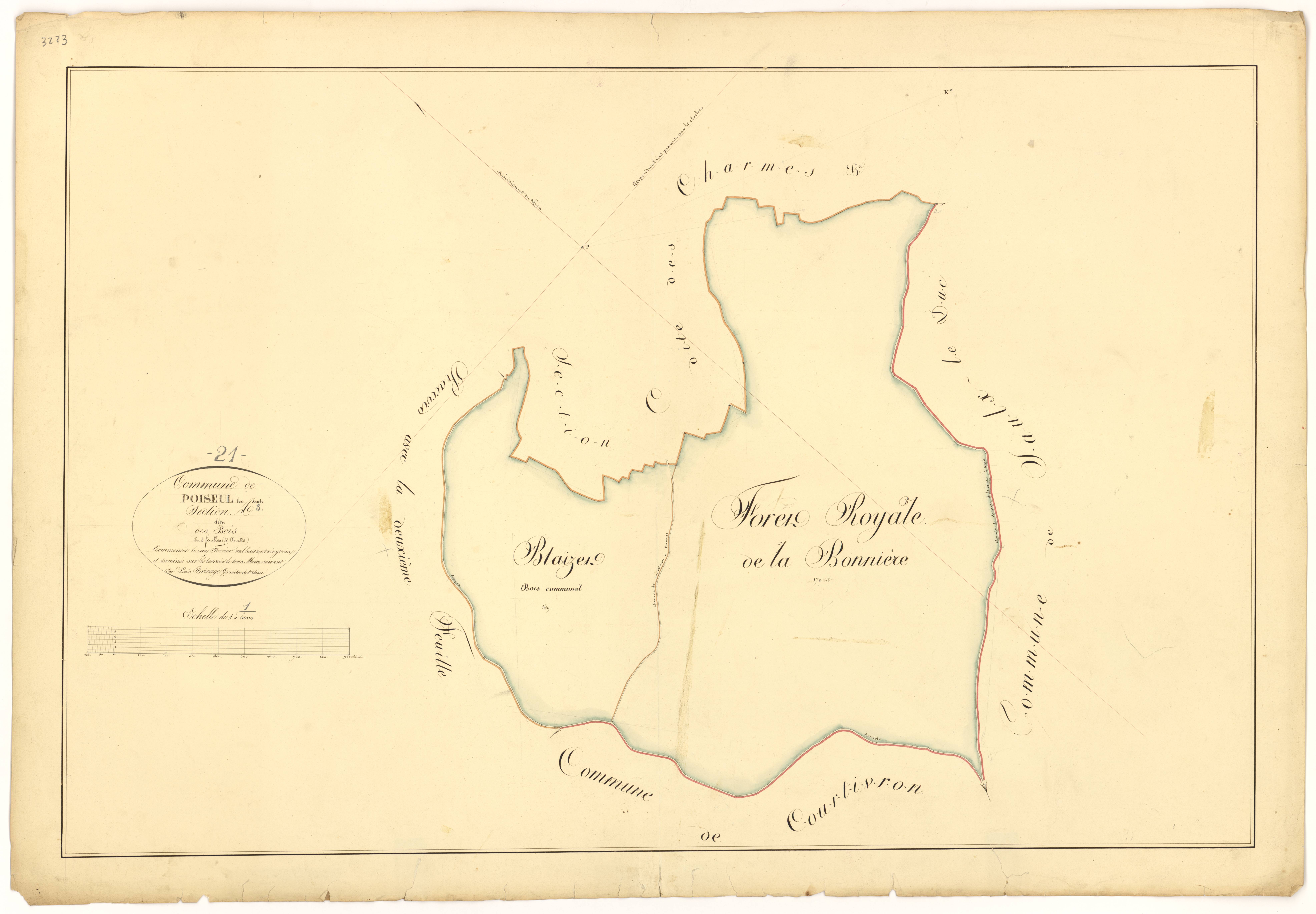 Poiseul-lès-Saulx - Section A3 - 3 P PLAN 491/4