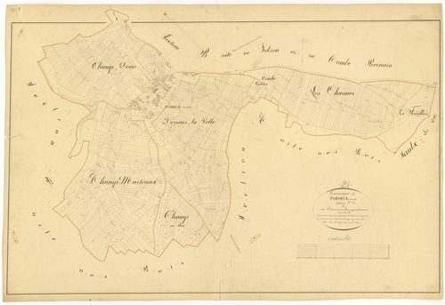 Poiseul-lès-Saulx - Section C - 3 P PLAN 491/6