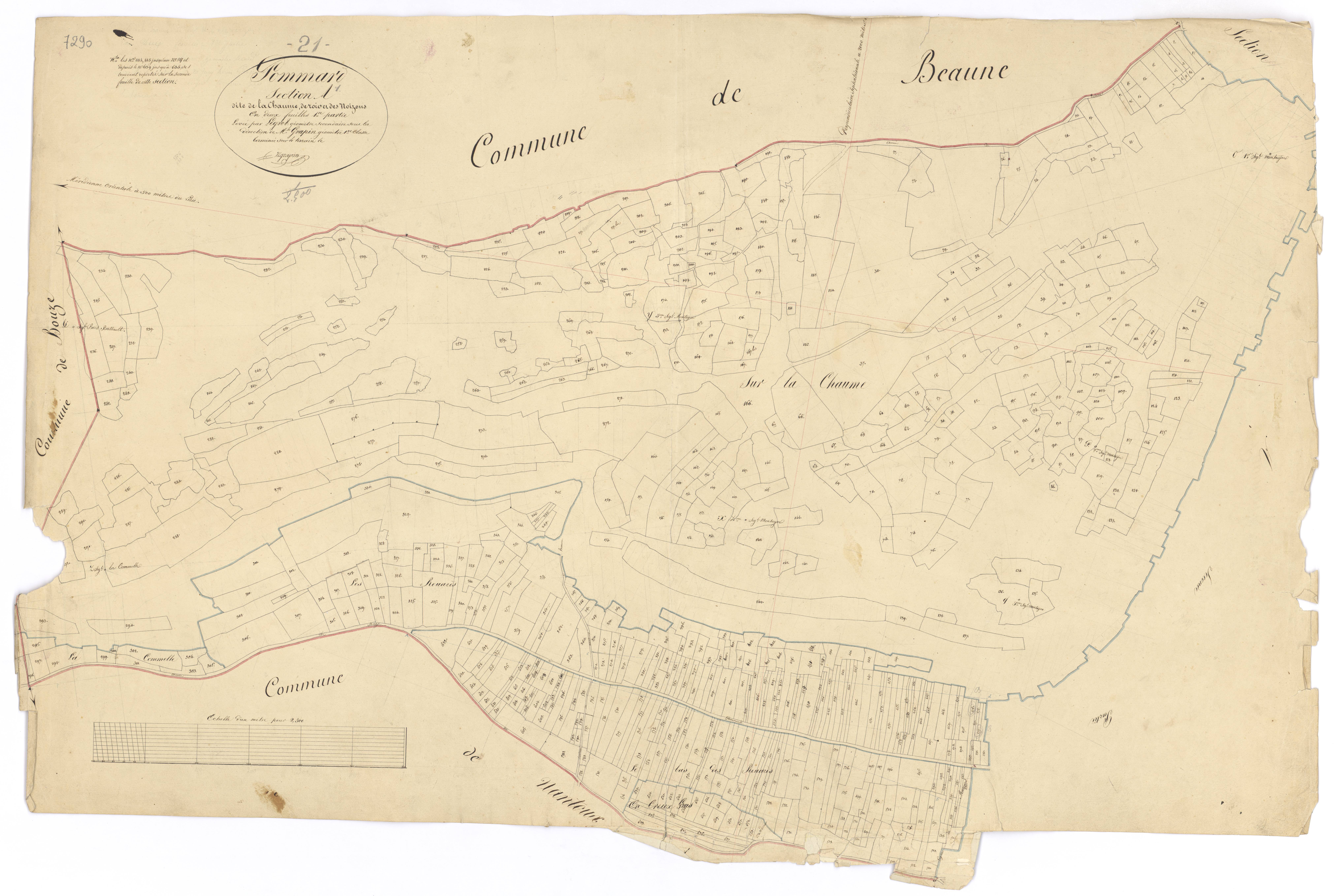 Pommard - Section A1 - 3 P PLAN 492/2