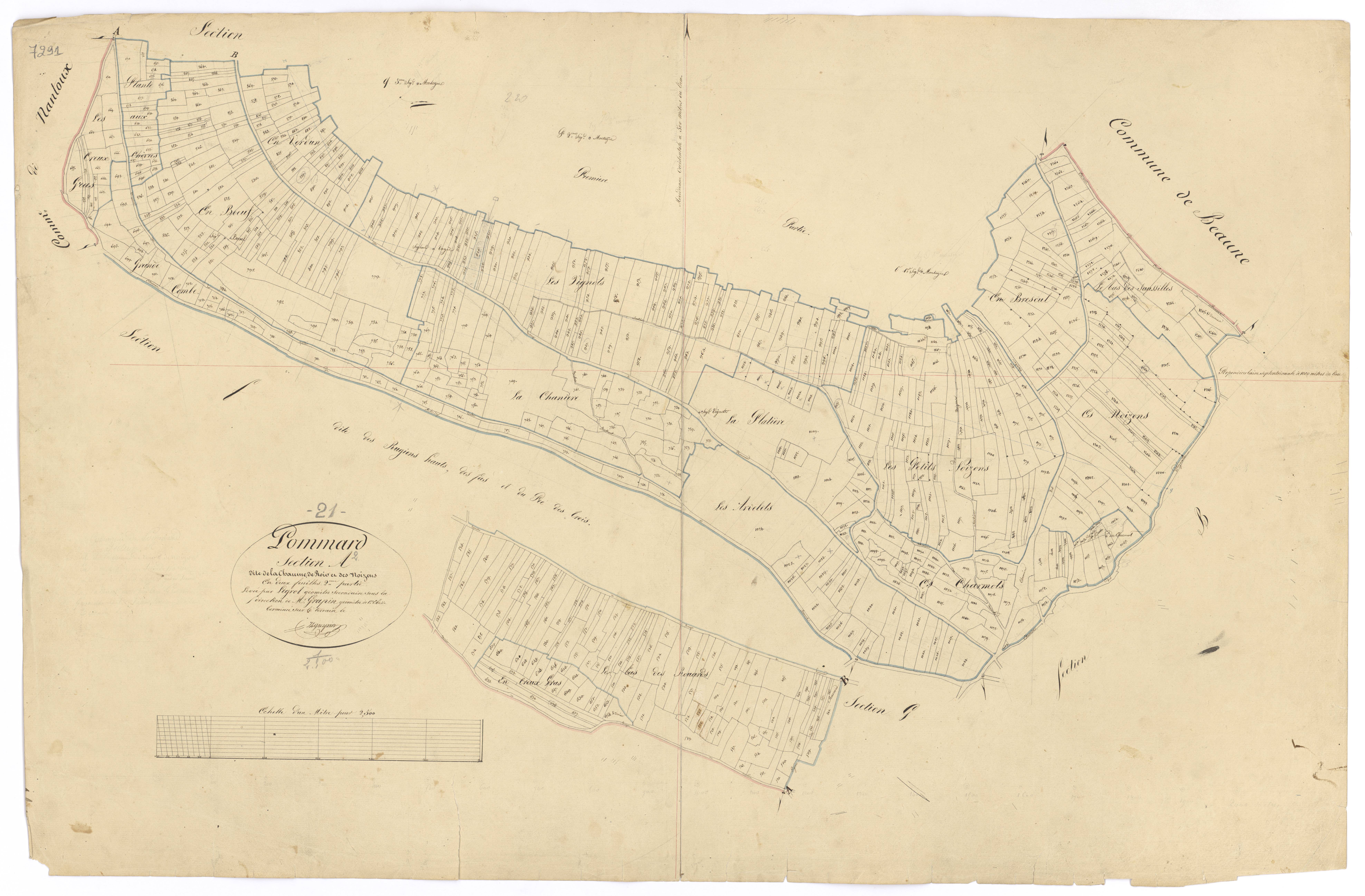 Pommard - Section A2 - 3 P PLAN 492/3