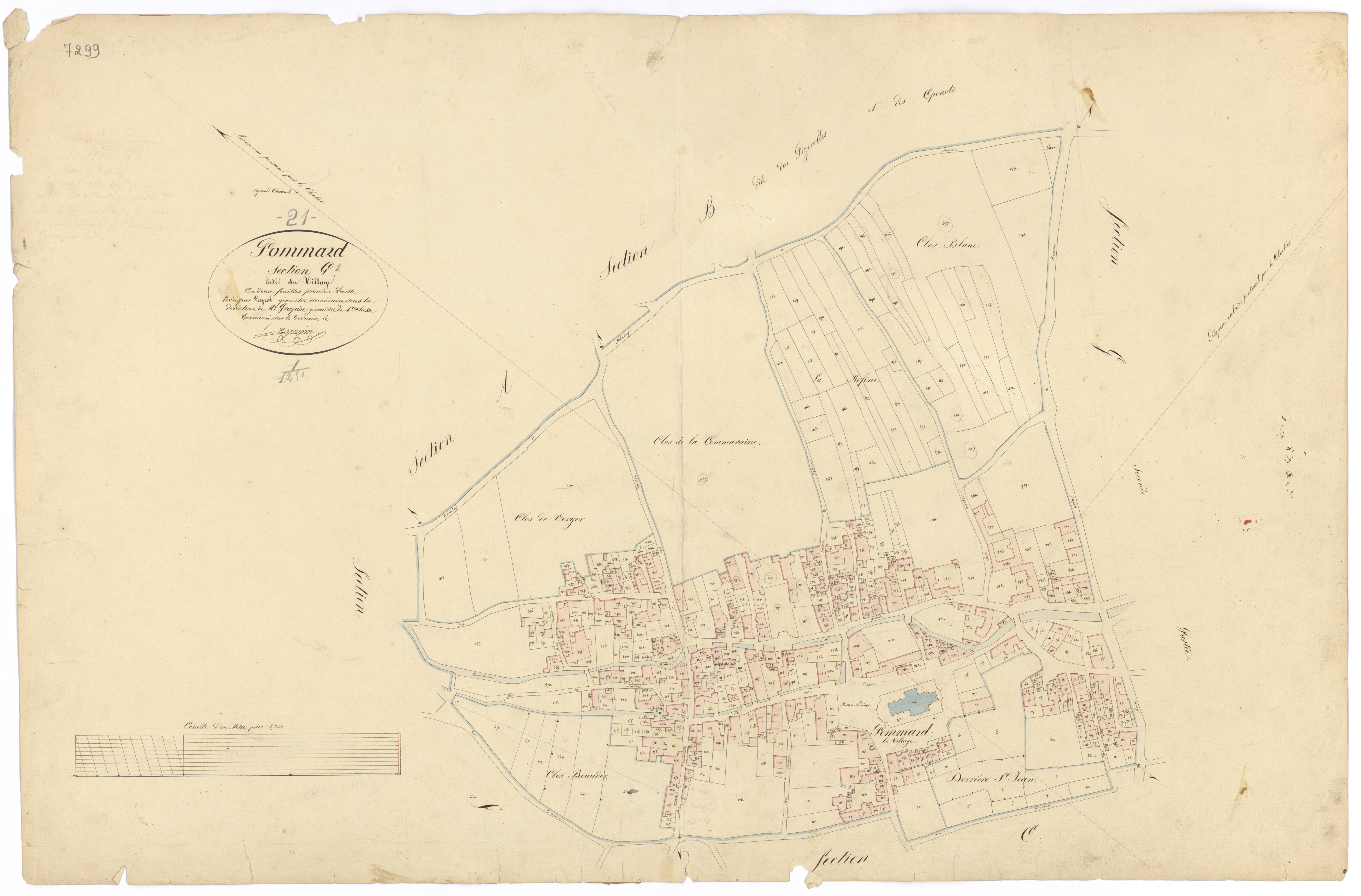Pommard - Section G1 - 3 P PLAN 492/11