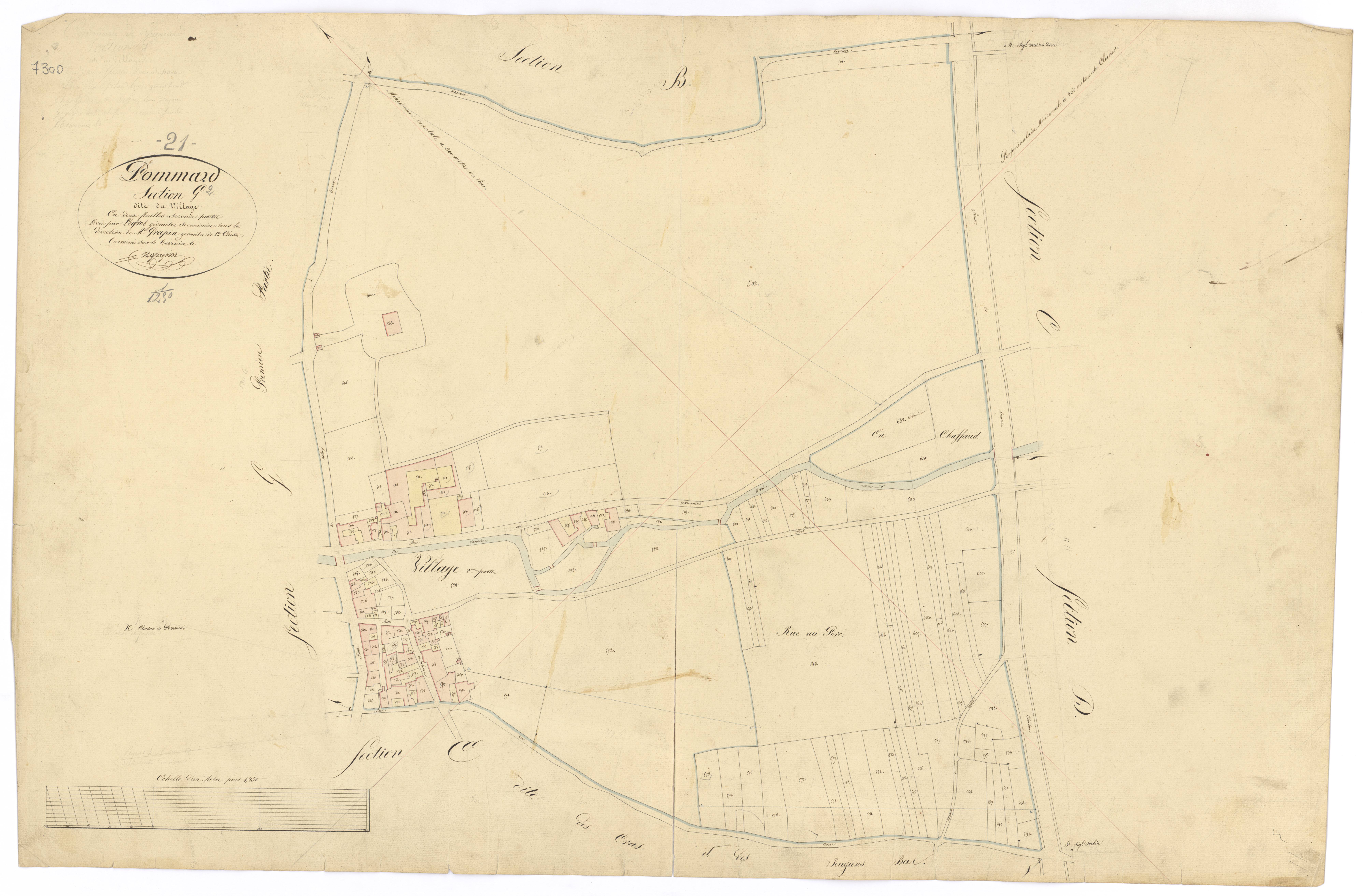 Pommard - Section G2 - 3 P PLAN 492/12