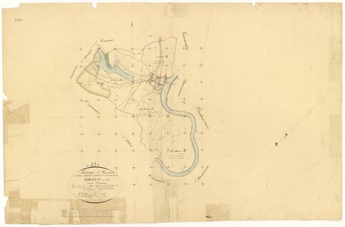 Poncey-lès-Athée - Tableau d'assemblage - 3 P PLAN 493/1