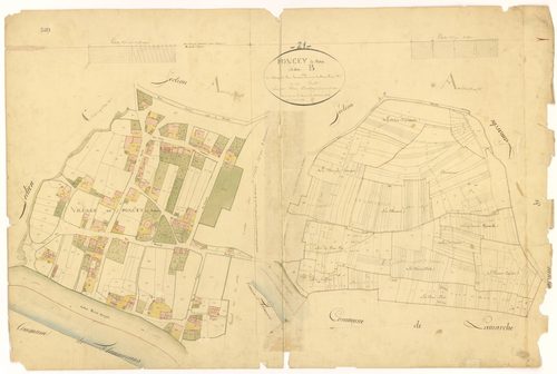 Poncey-lès-Athée - Section B - 3 P PLAN 493/3
