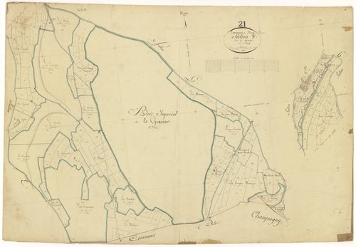 Poncey-sur-l'Ignon - Section F - 3 P PLAN 494/7