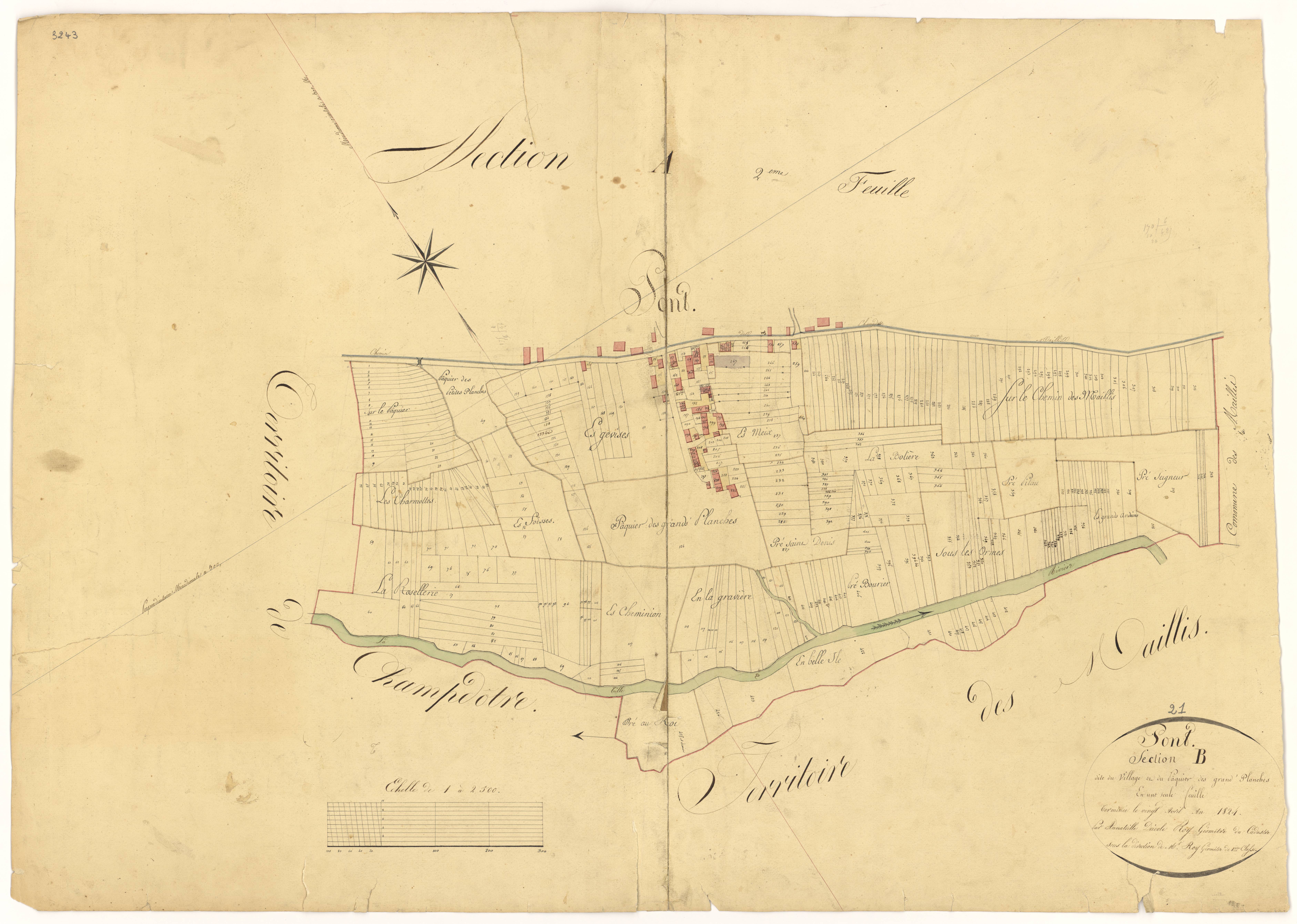 Pont - Section B - 3 P PLAN 495/4
