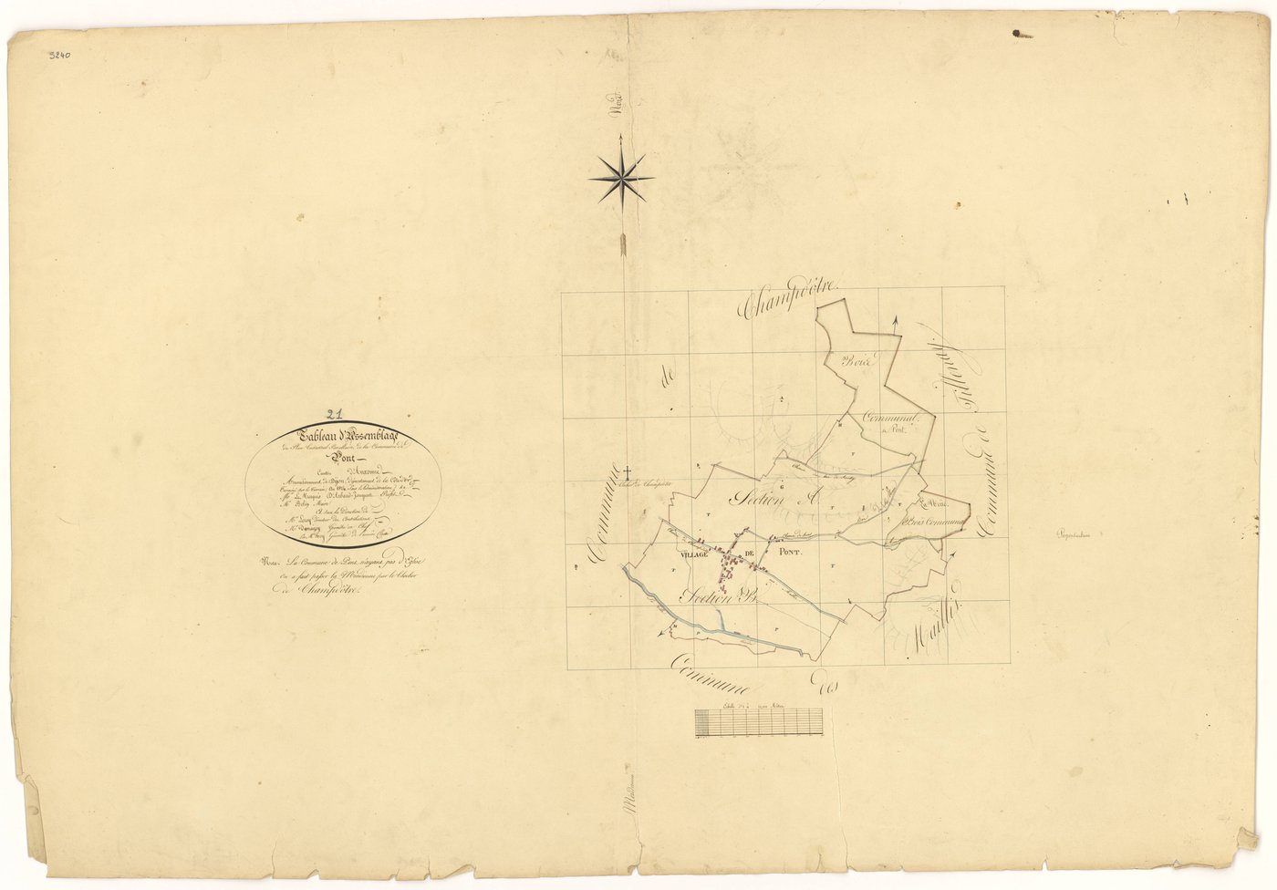 Pont - Tableau d'assemblage - 3 P PLAN 495/1