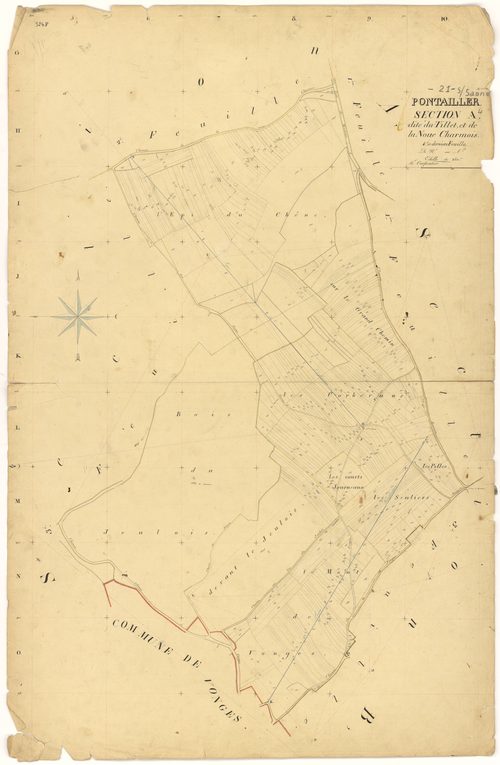 Pontailler-sur-Saône - Section A4 - 3 P PLAN 496/5