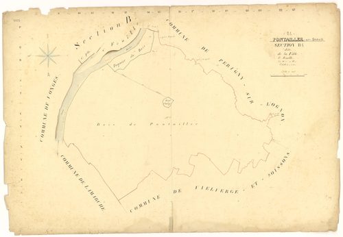 Pontailler-sur-Saône - Section B5 - 3 P PLAN 496/10