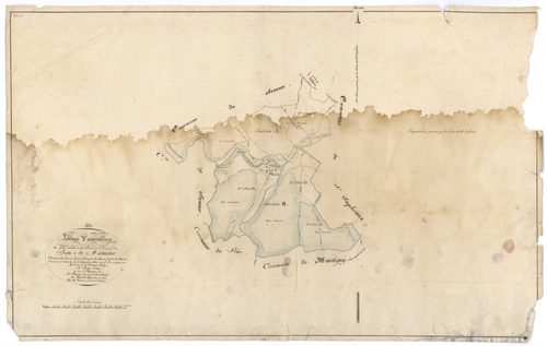 Pont-et-Massène - Tableau d'assemblage - 3 P PLAN 497/1