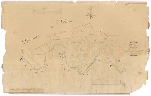 Pont-et-Massène - Section A1 - 3 P PLAN 497/2