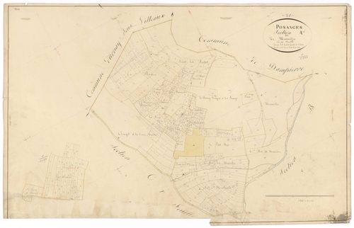 Posanges - Section A - 3 P PLAN 498/2