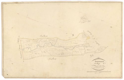 Posanges - Section C2 - 3 P PLAN 498/5