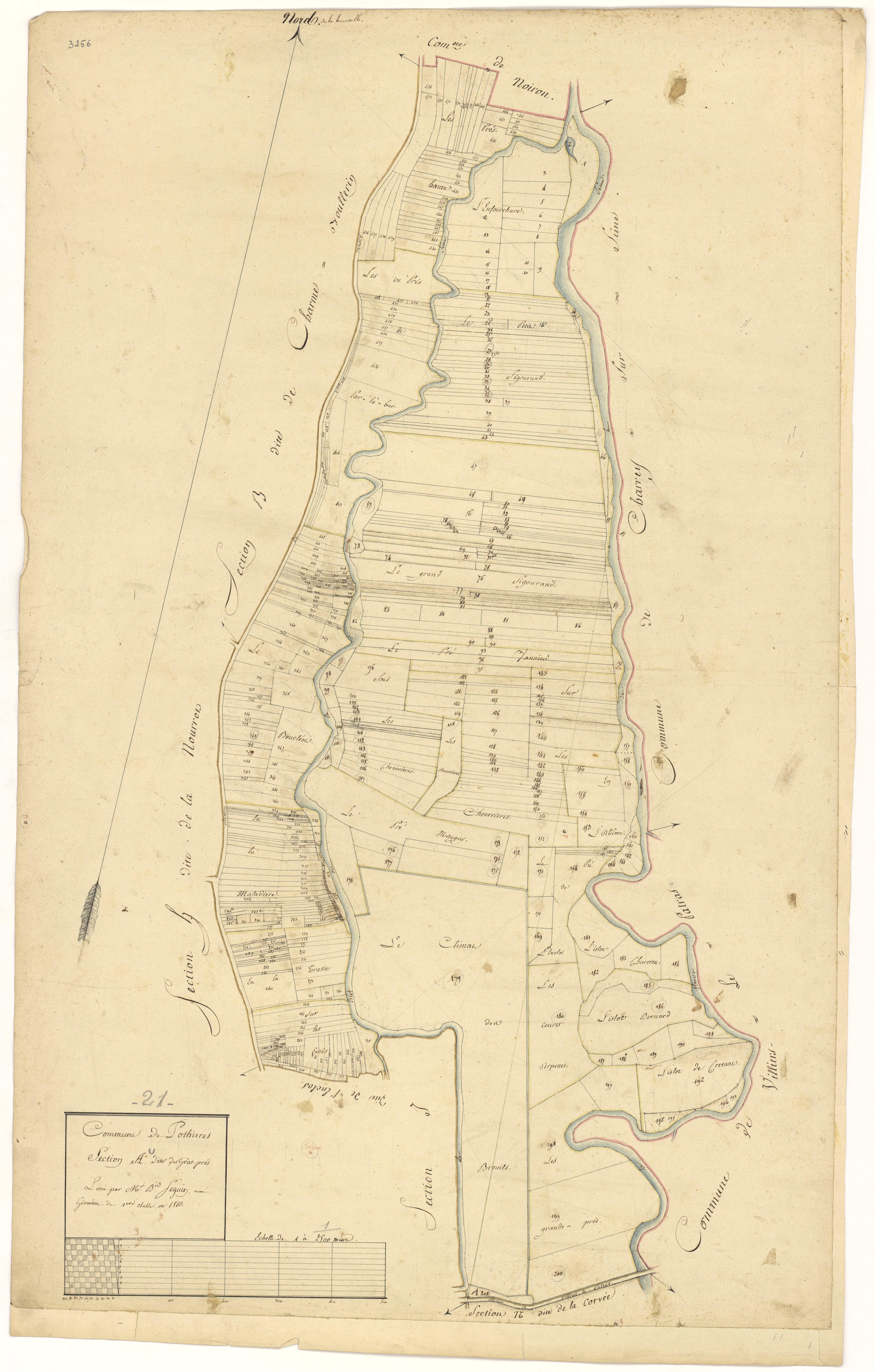 Pothières - Section A - 3 P PLAN 499/2