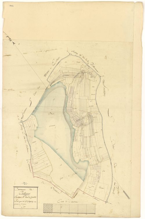 Pothières - Section F - 3 P PLAN 499/7
