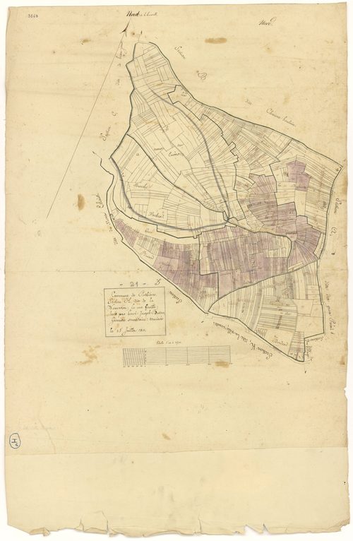 Pothières - Section H - 3 P PLAN 499/9