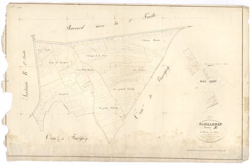 Pouillenay - Section A2 - 3 P PLAN 500/3