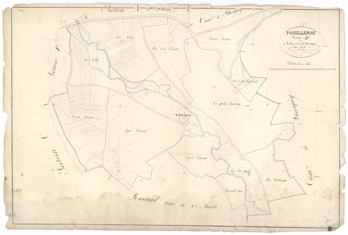 Pouillenay - Section B1 - 3 P PLAN 500/4
