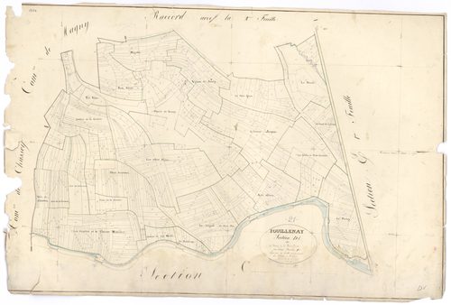 Pouillenay - Section D1 - 3 P PLAN 500/7