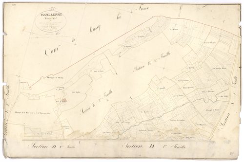 Pouillenay - Section E1 - 3 P PLAN 500/9