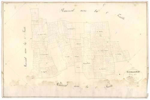 Pouillenay - Section E2 - 3 P PLAN 500/10