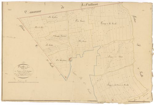 Pouilly-en-Auxois - Section A1 - 3 P PLAN 501/2