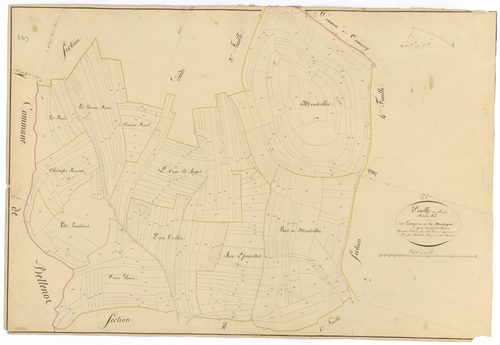 Pouilly-en-Auxois - Section A2 - 3 P PLAN 501/3