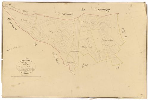 Pouilly-en-Auxois - Section A3 - 3 P PLAN 501/4