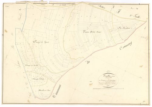 Pouilly-en-Auxois - Section A4 - 3 P PLAN 501/5