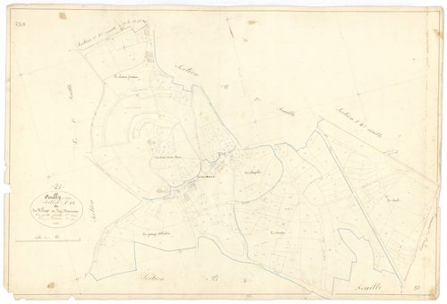 Pouilly-en-Auxois - Section B3 - 3 P PLAN 501/8