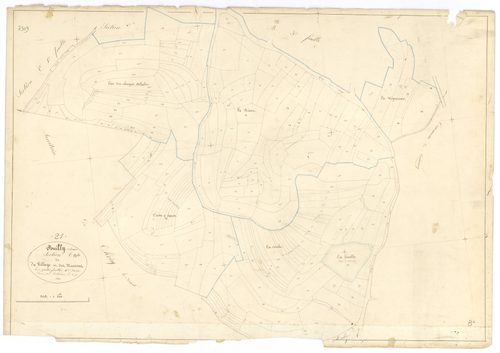 Pouilly-en-Auxois - Section B4 - 3 P PLAN 501/9
