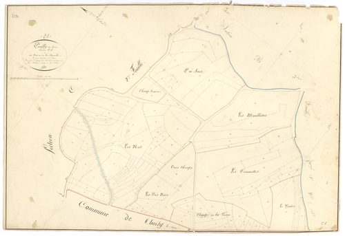 Pouilly-en-Auxois - Section C1 - 3 P PLAN 501/10