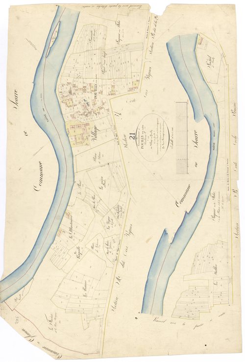 Pouilly-sur-Saône - Section C - 3 P PLAN 502/4