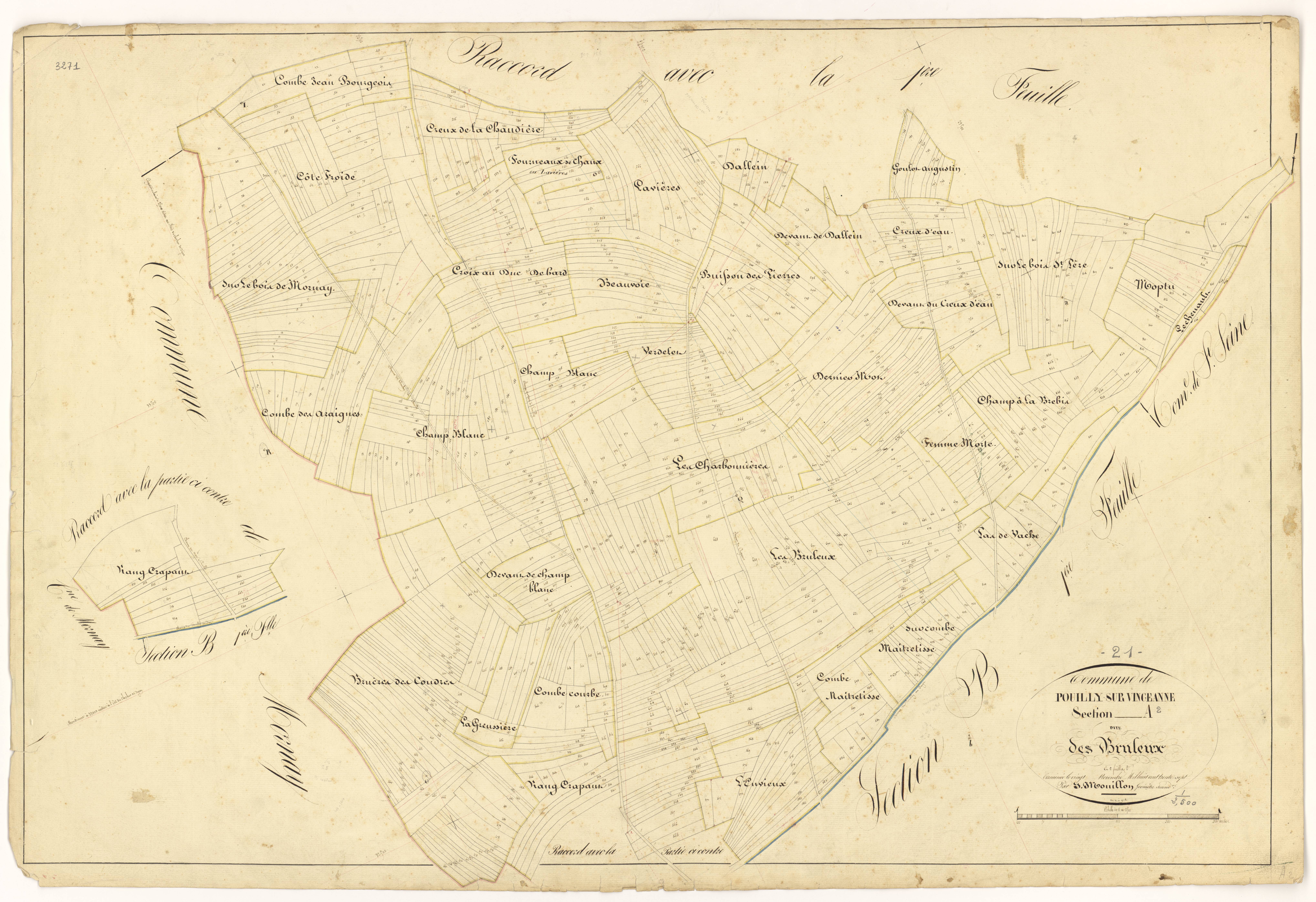 Pouilly-sur-Vingeanne - Section A2 - 3 P PLAN 503/3