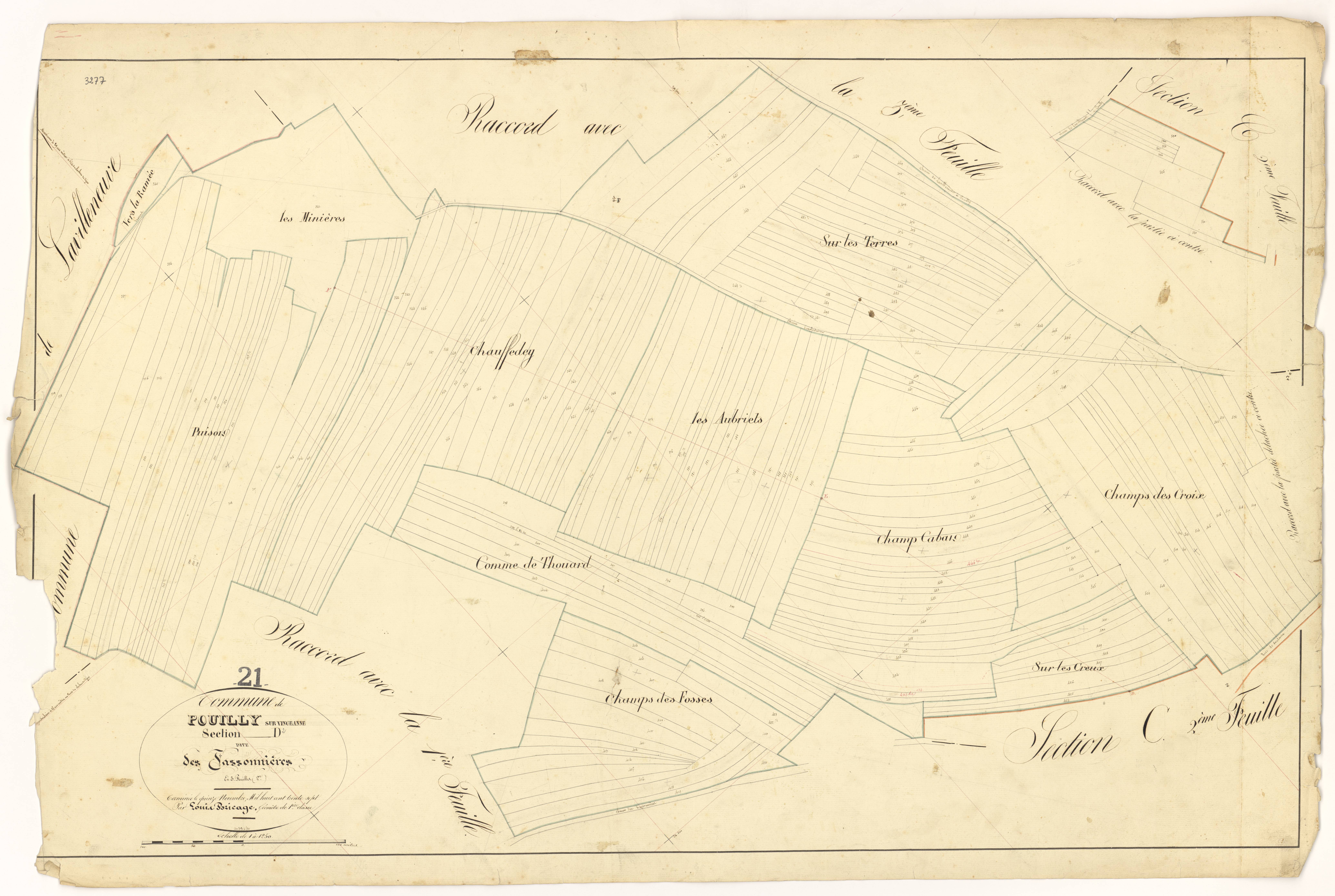 Pouilly-sur-Vingeanne - Section D2 - 3 P PLAN 503/9