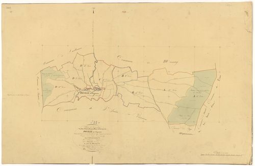 Pouilly-sur-Vingeanne - Tableau d'assemblage - 3 P PLAN 503/1
