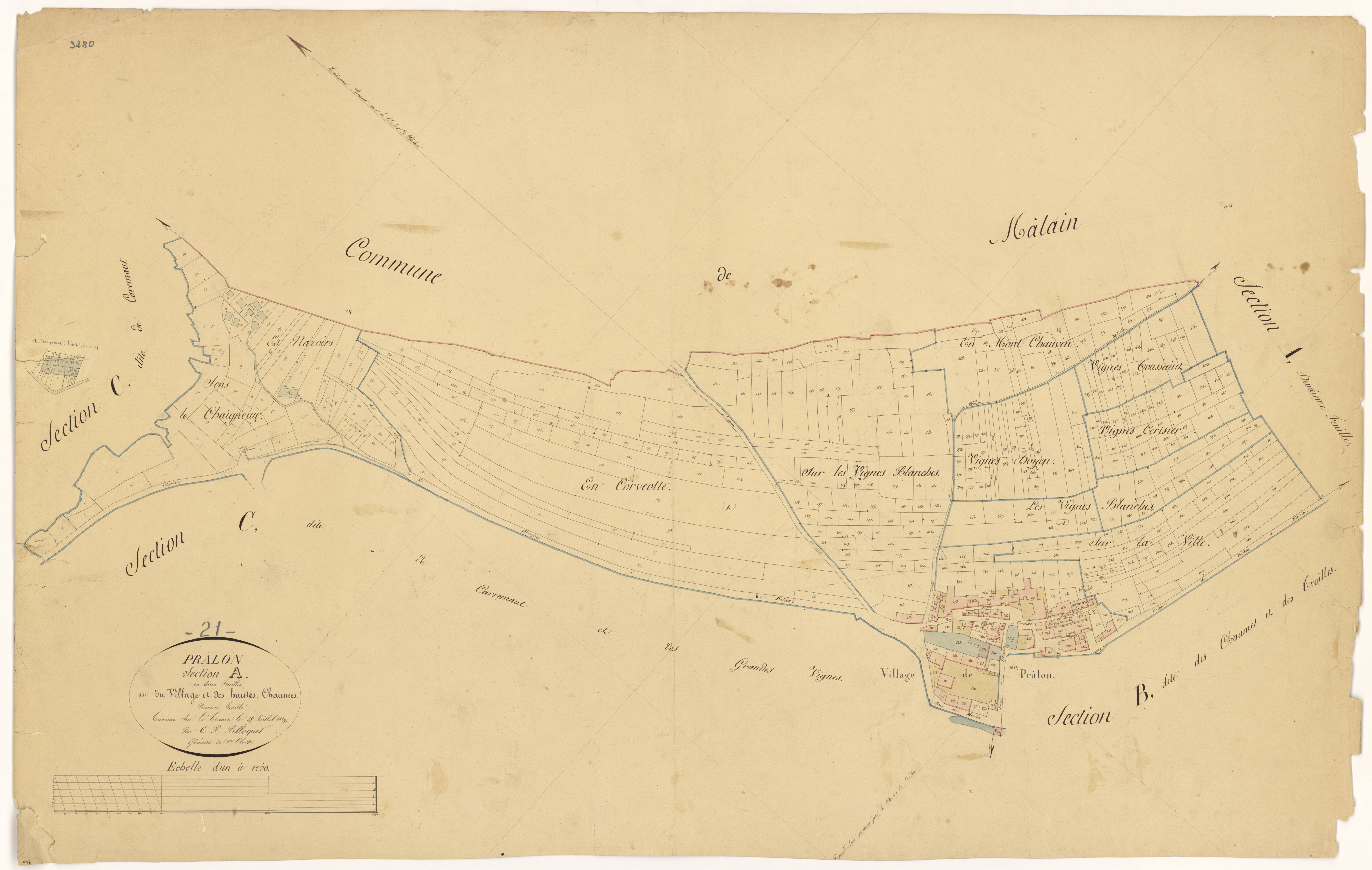 Prâlon - Section A1 - 3 P PLAN 504/2