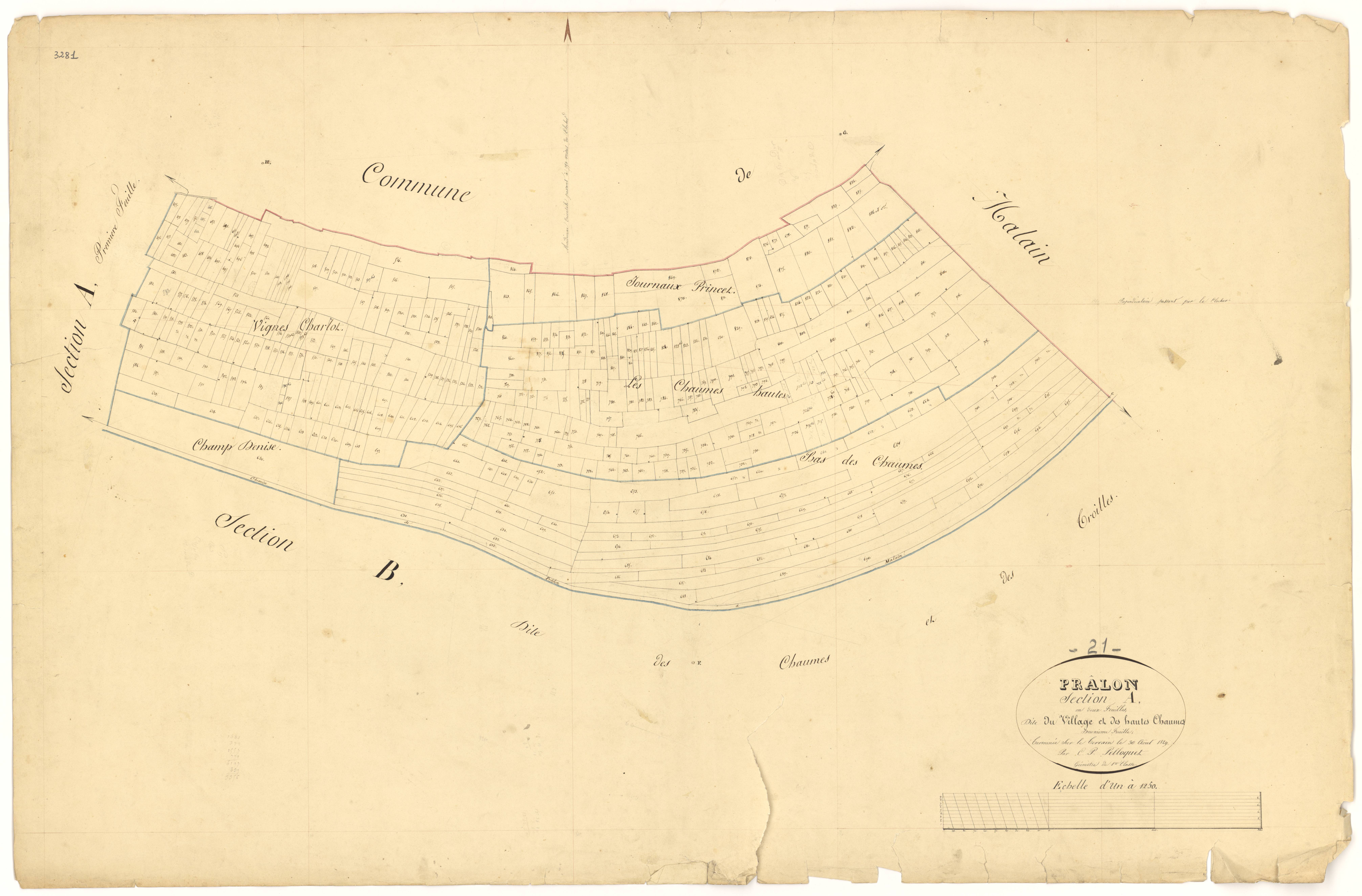 Prâlon - Section A2 - 3 P PLAN 504/3